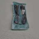 wiredge Multi Charging Cable 2Pack 4FT 4 in 1 Right Angle Nylon Braided Multi USB Charger Cable Multiple Fast Charging Cord Adapter Type C Micro USB Port Connectors for Cell Phones Tablets and More