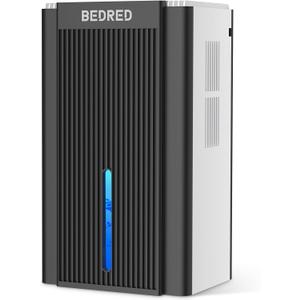 Dehumidifier,95OZ Dehumidifier for Home 1000 Sq.Ft - Quiet with Auto Shut Off & Relaxing 7 Color Ambient Light,Ideal for Livingroom, Bedroom, Basement (White/Black)