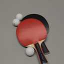 Ping Pong Paddles with Balls - Better Control & Sticky Inverted Rubber - Table Tennis Paddles Set for Indoor & Outdoor Games