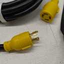 S7 25FT 30 Amp Generator Cord 3 Prong,NEMA L5-30P to L5-30R 3-Prong 125V Heavy-Duty Generator Extension Cord