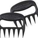 Bear Paws Meat Claws - The Original Meat Shredder Claws for Pulled Pork, USA Made - Easily Lift, Shred, Pull and Serve Pork, Chicken, Brisket and Turkey - Gift for Dad on Father's Day! (Black)