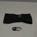 Perytong Sleep Headphones Bluetooth Wireless Sports Headband, Long Playtime Lightweight Headphones Hi-Fi Stereo Ergonomic ASMR Sleep Headphone Cool Gadget Gift for Men Women Black (Black&Black)