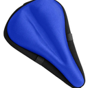 Zacro Comfort Bike Seat Cushion - Padded Gel Cover for Exercise, Mountain & Road Bikes, Universal Fit for Peloton & Stationary Bikes, Blue