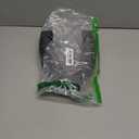 Valleycomfy Microfiber Leather Steering Wheel Cover Universal 15 inch (Black) (Medium(Standard) Size[14.5"-15"])