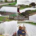 Plant Covers Freeze Protection 10 ft x 30 ft Floating Row Cover 0.9oz/yd Garden Fabric Plant Cover for Winter Frost/Sun Pest Protection (10FT X 30FT)