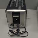 Chefman 2 Slice Toaster, 7 Shade Settings, Removable Crumb Tray, Thick Bread and Bagel Toaster with Defrost and Cancel Buttons Black