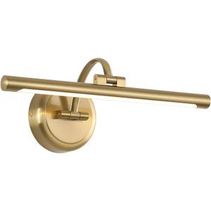 Modern Dimmable Picture Lights for Wall 15.75 Inch Hard-Wired LED Picture Frame Lights for Paintings Gallery Light with Adjustable Swing Arm Display Lights For Artwork, 7W, 2700K, Warm White - Brass