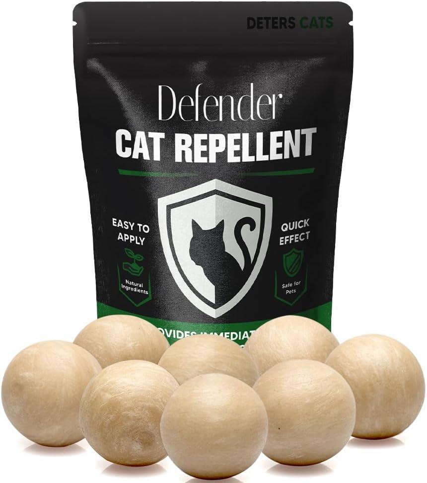 Peppermint Cat Repellent, Outdoor & Indoor Use,Safe for Kids and Pets,Helps Keep Cats Off Lawn, Yard, Garden,Continuous Protection-10P