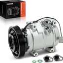 A-Premium A/C Compressor with Clutch Compatible with Honda Accord 2003-2007, Odyssey 2005-2007, Pilot 2005-2008, Ridgeline & Acura MDX TL, 3.0L 3.2L 3.5L
