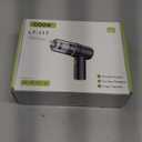 CODN Handheld Car Vacuum Portable Cordless, 12000PA Handheld Air Duster with Multi-Nozzles and LED Light, Mini Hand Held Vacuum Rechargeable for Home, Car, Office, Pet Hair (Green)