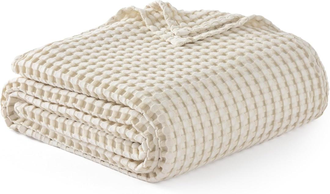 Bedsure Blanket Beige 74x100