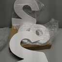 2026 Cardboard Number Fillable Charcuterie, New Year Eve Graduation Centerpiece Decorations (White, 12inch)