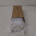 6 Pack Clear Acrylic Shelves for Wall with Adhesive, 15 Inch No Drill Floating Shelves for Bathroom, Bedroom, Renter Friendly, Kids Room Bookshelf, Wall Display Shelf for Lego, Funko Pop, Figurine, Perfume