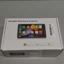 Portable Wireless with Apple CarPlay and Android Auto Screen for Car, 7" HD Touch Screen Car Stereo with Mirror Link, Bluetooth 5.2, Backup Camera, AUX,FM Transmitter for All Vehicle