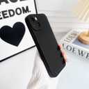 NITITOP Compatible with iPhone 15 Case Cute Aesthetic Little Polka Dots Pattern Design for Women Men Girls Soft TPU Shockproof Stylish Full Camera Protective Phone Cover - Black