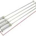 Aynqutkub Compatible for Samsung Washing Machine Parts Shock Absorber Suspension Rod DC97-16500N (4pcs Set) Suspender