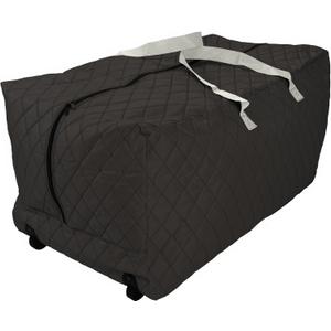 Large (50 Gallon) Heavy Duty Rolling Black Duffle Bag – Quilted, Durable Moving & Storage Bag with Wheels – Large Capacity for Dorm, Holiday, Travel or Seasonal Use by Simple Living Solutions