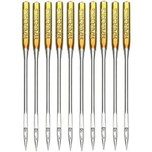 10Pcs Sewing Machine Needles, Large Eye Sewing Machine, Home Sewing Machine Needles, Sewing Macine (Size 16)