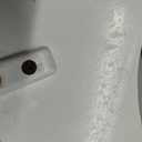 BEMIS 500EC 390 Toilet Seat with Easy Clean & Change Hinges, 1 Pack Round, Cotton White