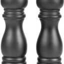 BILL.F Salt and Pepper Grinder Wooden Pepper Mill Grinder Salt Pepper Shakers Set of 2 with Adjustable Ceramic Rotor- 7 Inch