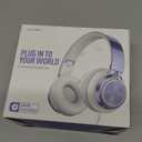 AILIHEN Kids Headphones for School Boys, Headphones with Microphone for Chromebook Laptop Computer Smartphone, 3.5mm Foldable Lightweight Headset for Teen Teenager (Violet) (Medium)