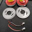 Kidde Hardwired Smoke & Carbon Monoxide Detector, AA Battery Backup Smoke Alarm, Interconnectable, LED Warning Light Indicators, 2 Pack