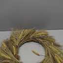 24 Inch Fall Wreath for Front Door Harvest Wreaths with Wheat Leaves and Wheat Ear, Large Autumn Wreath Decor for Farmhouse Wall Window Home Decoration and Halloween Christmas Thanksgiving Celebration