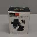 Wireless Car Charger,15W Fast Charging Auto Clamping Phone Holders for Your Car Compatible with iPhone 16/15/14/13, for Samsung Galaxy S24 Ultra S23 S22 S21, S20, S10+ (black)