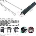 Uniflasy 7507 Grill Replacement Part Kit for Weber Genesis Silver A, Spirit 200 Series, Spirit 500, Spirit E-210, Spirit E-200, S-200, S-210 7507 Grill Burner Tube Set with 7535 Flavorizer Bar, 7534