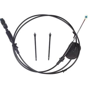 15037353 for Chevy C1500 C2500 C3500 Automatic Transmission Gear Shift Cable 4.3 5.0 5.7 6.5 7.4L Chevrolet Tahoe Gmc Yukon Pickup 1995 1996 1997 1998 1999 2000 replace 15022999 95 96 97 98 99