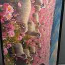 Jesus Lamb Large Wall Art Christian Religious Painting Wall Decor Church Canvas Prints Pink Pictures Framed Artwork Decoration for Prayer Bedroom Living Room Office 36"x24"