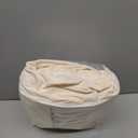 H.VERSAILTEX Stretch Velvet Loveseat Covers for 2 Cushion Couch Covers for Living Room Sofa Covers with Non Slip Straps Bottom, Ultra Thick Comfy Velour (Width 58"-72", Cream)