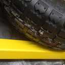 29x14.2 in Rolling Snow Shovel on Wheels, Heavy Duty Metal Snow Shovel with 5-Position Angled Blade & Adjustable Handle, Ergonomic Design for Driveway, Doorway, Sidewalk, Pavement