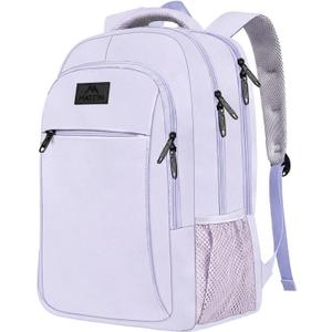 MATEIN Laptop Backpack for Girls, 15.6 Inch College School Backpack for Women, Water Resistant Durble Slim Students Bookbag Casual Daypack Travel Computer Nurse Work Bag Gift