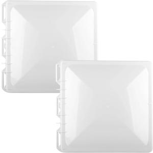 Wadoy 13" x 13" RV Vent Cover Compatible with Jensen 40152 Metal Base 1994 & Up Models Roof Vents, Universal Roof Vent Lid Replacement for RV, Trailer, Camper, Motorhome (2 Pack)
