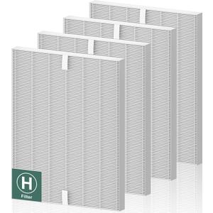 4 Pack 116130 True HEPA Replacement Filter H for Winix 5500-2, 5300-2, C535, 5300, 6300, 6300-2, P300, AM80, AM90, C909 and 9800 Air Purifier by PETOX