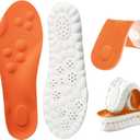 Steppers Insoles for Men Women - Arch Support, Massage Memory Foam, Breathable Inserts for Everyday Use & Active Lifestyle (Men 11.5-12.5/Women 13-14)