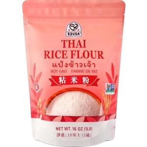 52USA Thai Rice Flour 16 Ounce (Basic), (Pack of 3), Rice Flour for Baking or Cooking, Product of THAILAND, All Natural White Rice Flour, Vegan, By JUN 02/2027
