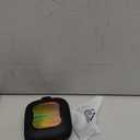 SURITCH for SHOKZ OpenFit Air Case Cover, Magnetic Locking Cases for SHOKZ OpenFit Air Open-Ear Headphones, Protective Bumper Cover with Carabiner for OpenFit Air Earbuds (2024), Iridescent Sparkle