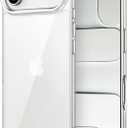 JETech Case for iPhone Air, Non-Yellowing Shockproof Phone Bumper Cover, Anti-Scratch Clear Back, 6.5-Inch Display (Clear)