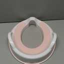 Jool Baby Potty Training Seat for Boys and Girls With Handles, Fits Round & Oval Toilets, Non-Slip with Splash Guard, Includes Free Storage Hook (Pink)