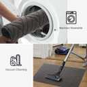 PLEASOR Door Mat for Front Door Entrance, Dirt Trapper Washable Welcome Mat Outdoor Indoor, Non-Slip Waterproof Doormat for Outside/Inside Use, Low Profile Entryway Rug, 47"x32", Grey