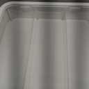 Clear Display Case for Figures, Collectibles Display Box with Shelves, 12 Inch Wall Mounted or Desktop Plastic Organizer, Miniature Acrylic Display Storage Case for Rock Stone Mini Figure, White