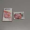 R-fun for AirPods Pro 3 Case with Cleaning Kit, Cute Cat Ear Print & Buckle for Girls, Phone Holder & Top Safe Lock Buckle, Compatible with AirPods Pro 3rd Gen Case, Rose Gold Peony