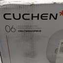 Cuchen 10-Cup Premium IH Pressure Rice Cooker & Multi-Cooker, Full 304Ti Stainless Steel Inner Pot, Dual High/Non-Pressure, Slow Cook & Auto Steam Clean (CRH-TWS1010PWUS)