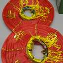 Red Lanterns 12" Hanging Decorations for Chinese Spring Festival Celebration