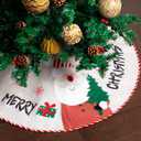 Mr. Pen Christmas Tree Skirt, 36 Inches, Xmas Tree Skirt (Burlap)