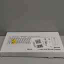 Wireless Keyboard and Mouse Combo, Full Size Silent Ergonomic Keyboard and Mouse, Long Battery Life, Optical Mouse, 2.4G LagFree Cordless Mice Keyboard for Computer, Mac, Laptop, PC, Windows