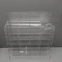 Acrylic Pen Organizer Storage for 200 Markers Vertical Marker Organizer Acrylic Pen Display Holder for Office Desk Desktop Stationery Pencil Storage, Clear, 13 x 4 x 10.2 Inch