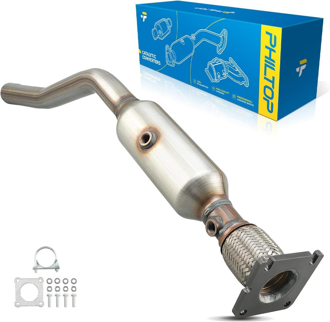 PHILTOP Catalytic Converter Compatible with 2009-2018 Journey 2.4L FWD, 2007-2017 Patriot/Compass 2.0/2.4L FWD, 2008-2014 Avenger 2.4L, 2007-2012 Caliber 1.8/2.0/2.4L OE# 54735, 642231(EPA Compliant)